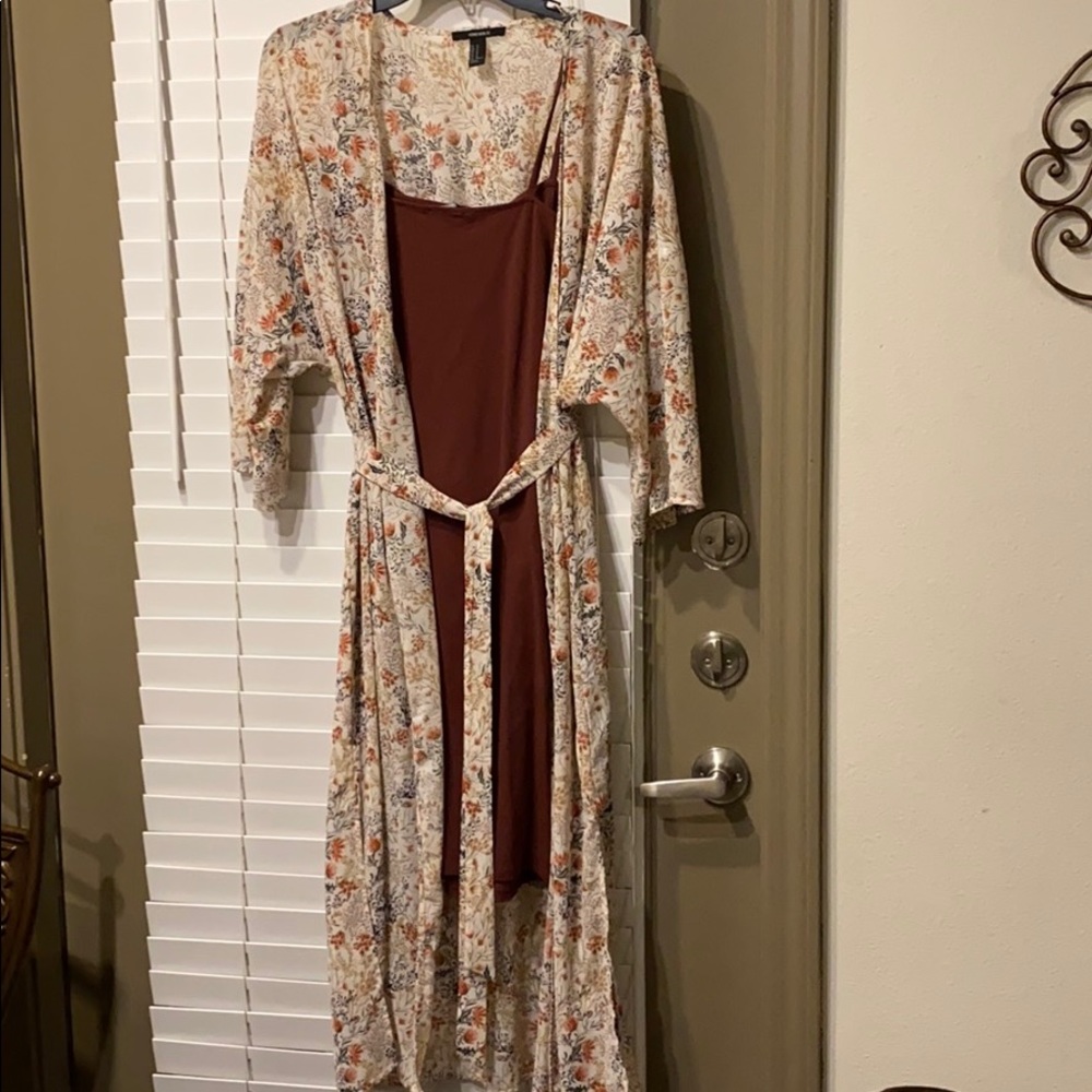 Flower long Kimono
